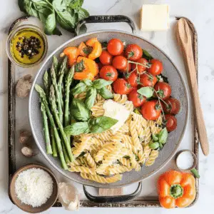 One-Pot Pasta Primavera