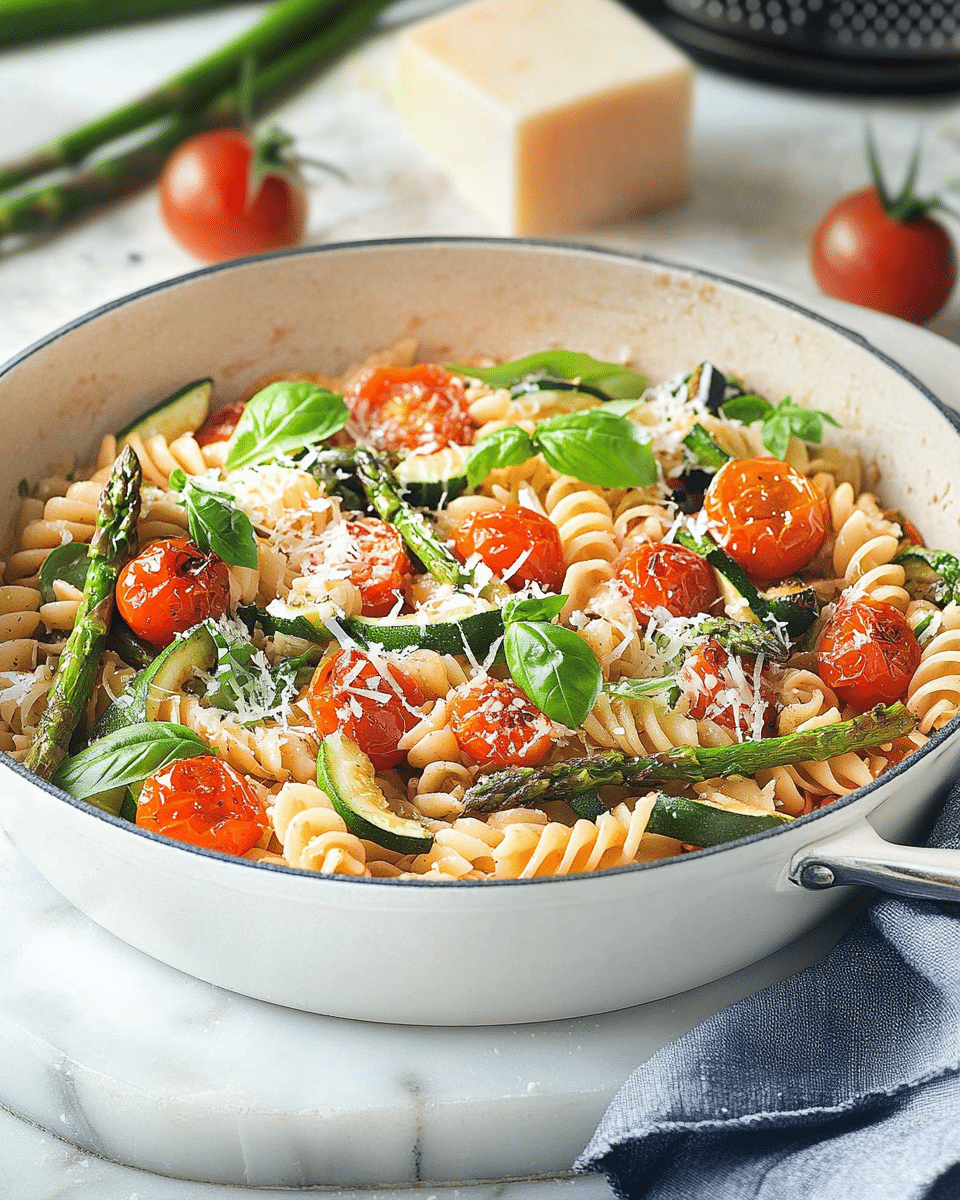 One-Pot Pasta Primavera