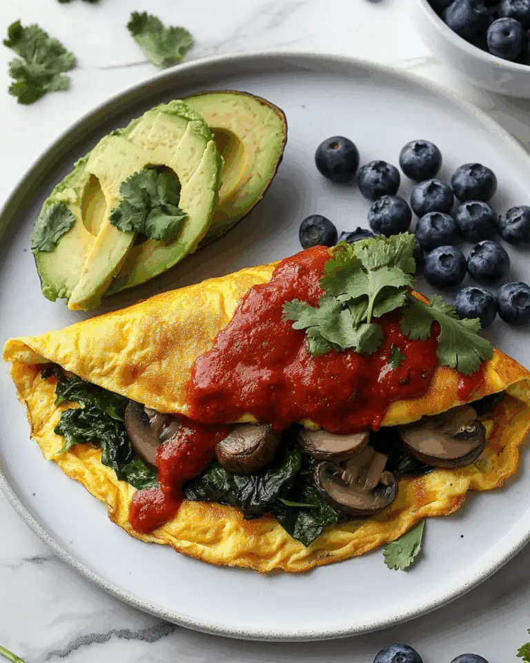 Vegan Mushroom Omelette