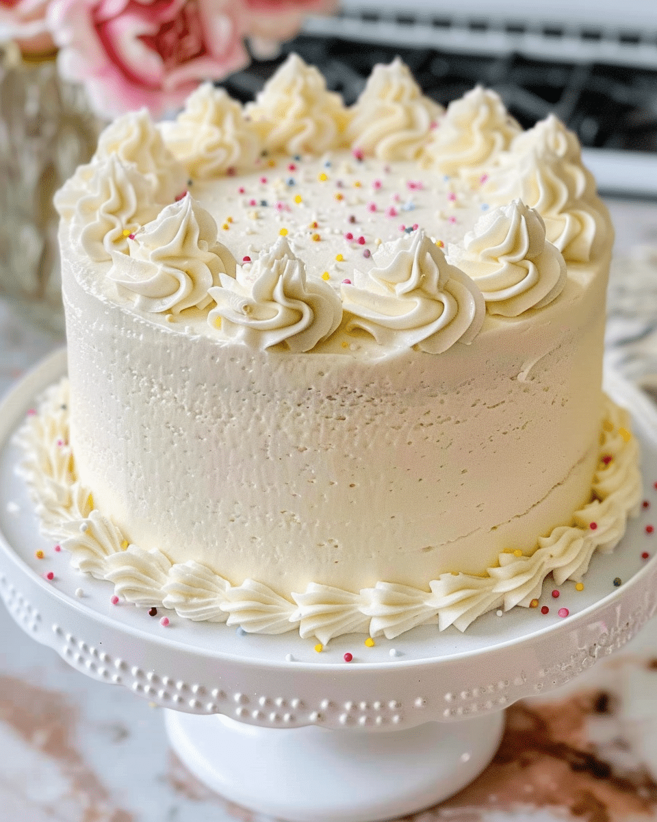 Classic White Cake Recipe