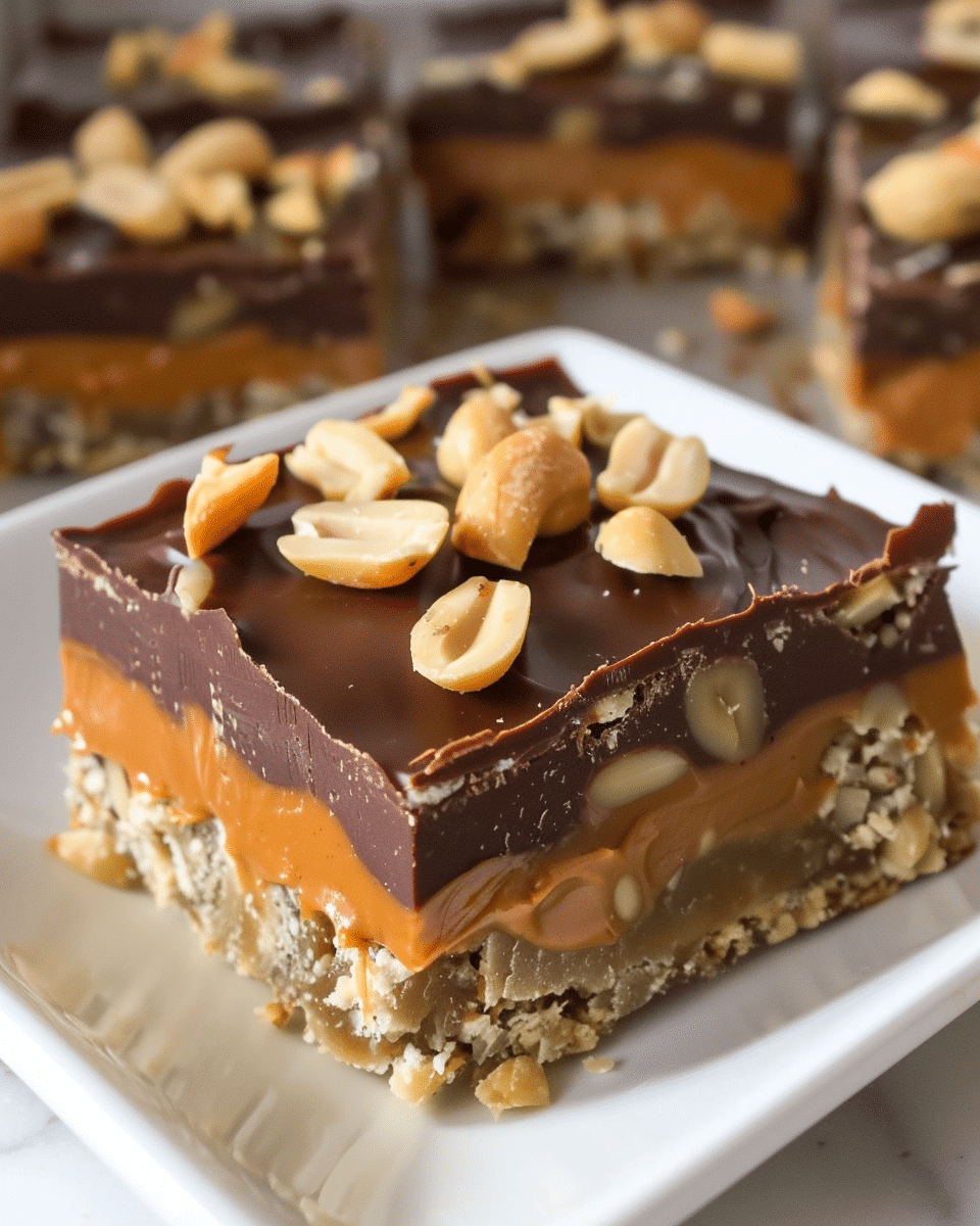 Low-Carb Snickers Bars