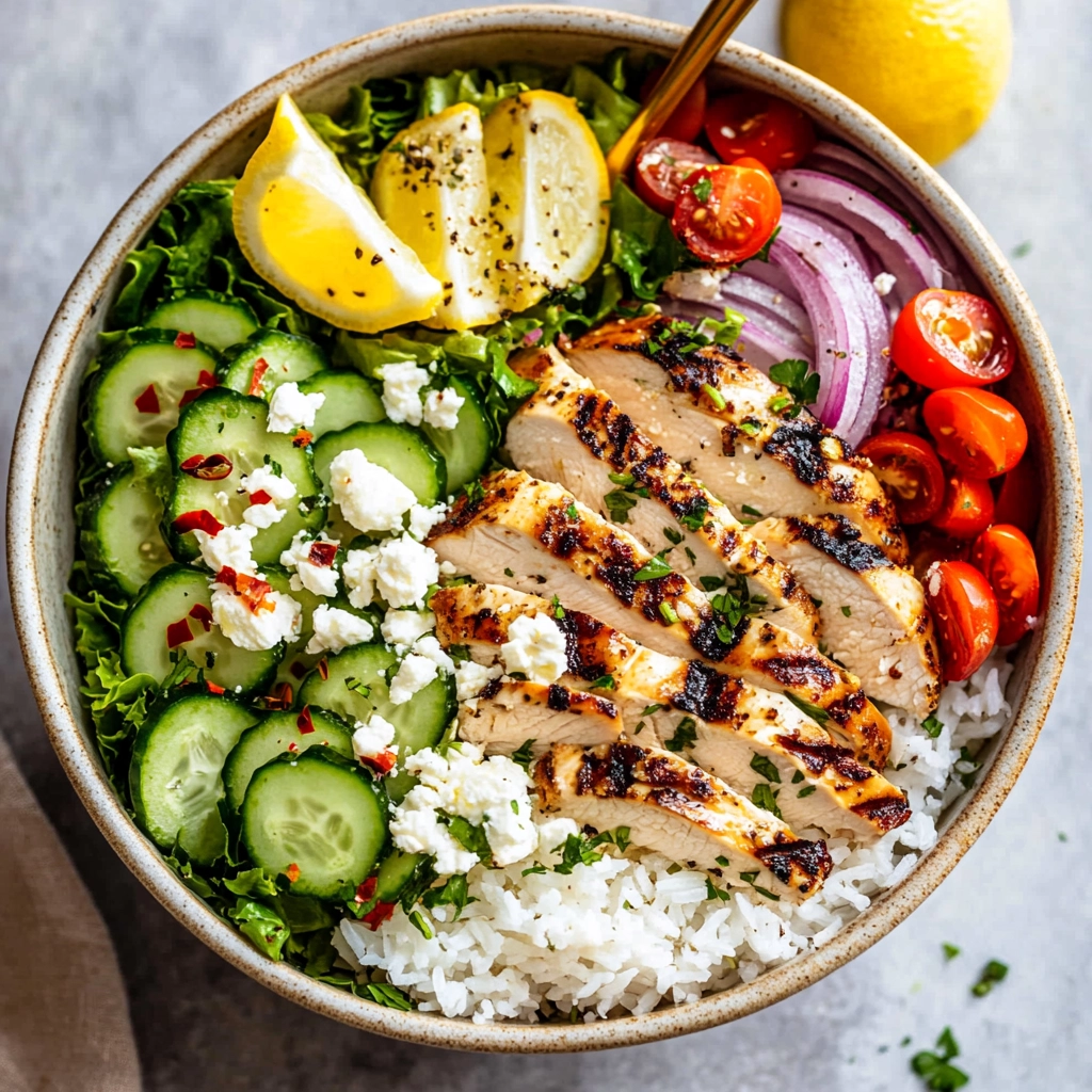 Greek Chicken Bowls Recipe - Recipe Image