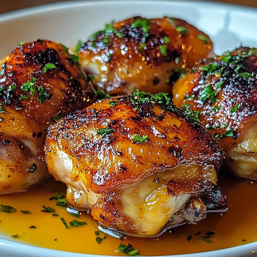 Baked Chicken Thighs Recipe - Recipe Image