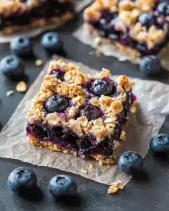 Blueberry Oatmeal Bars Recipe