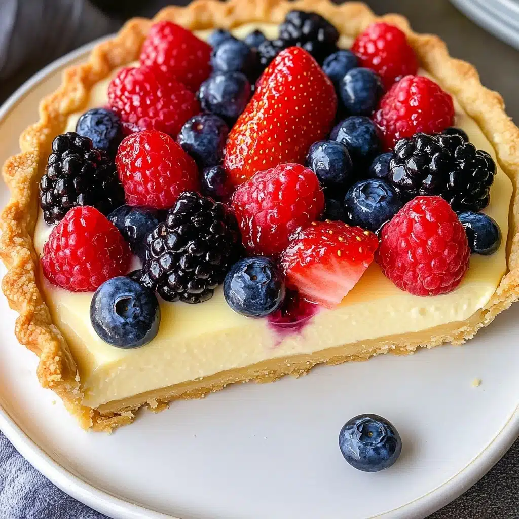 Lemon Berry Tart Recipe - Recipe Image