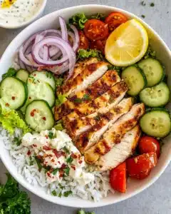 Greek Chicken Bowls Recipe