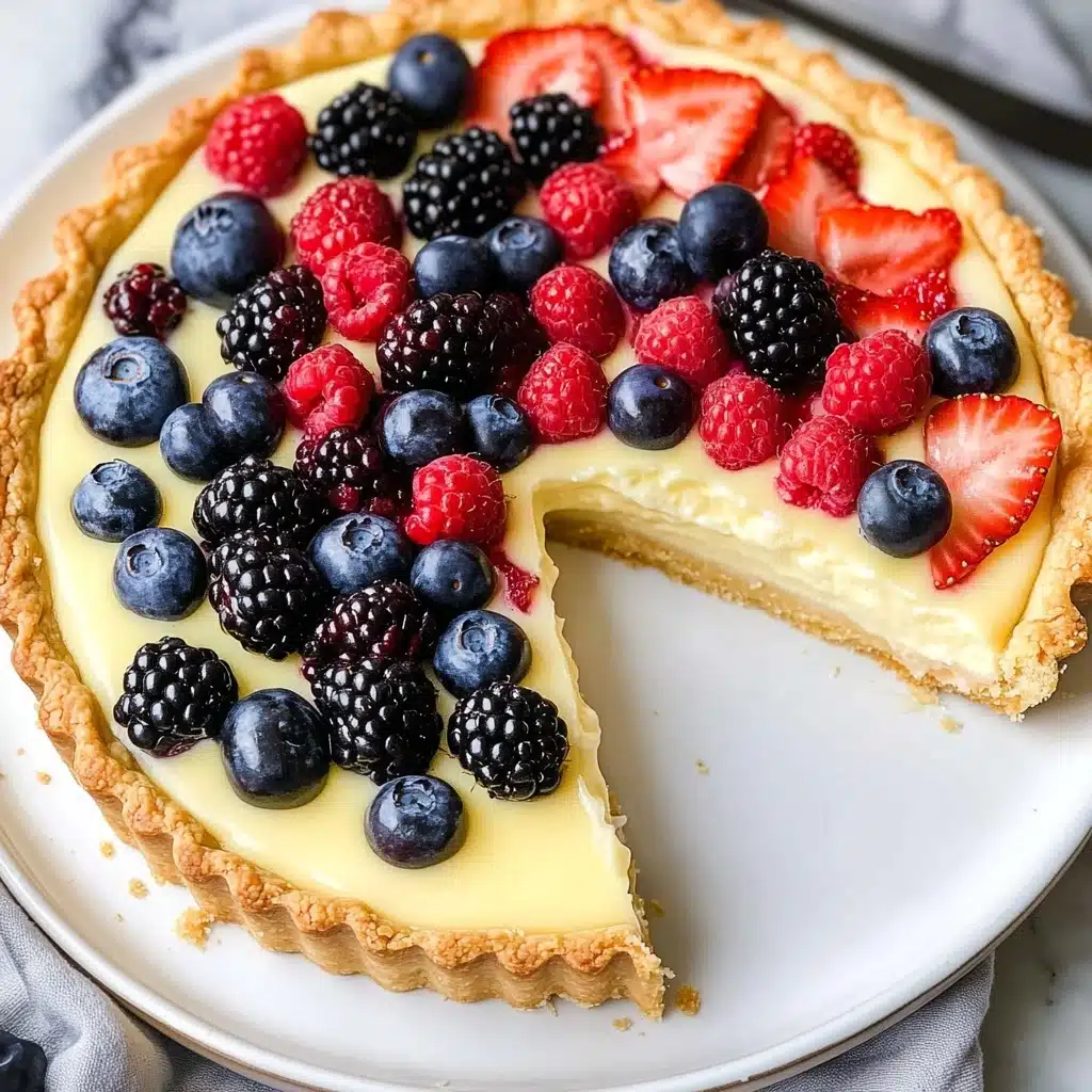 Lemon Berry Tart Recipe - Recipe Image