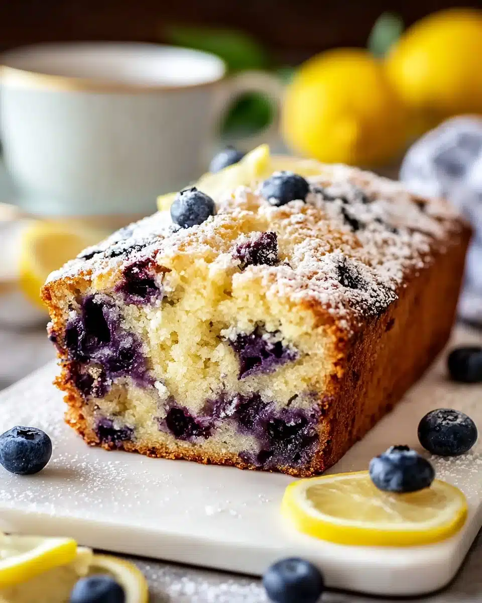 Lemon Blueberry Bread Recipe