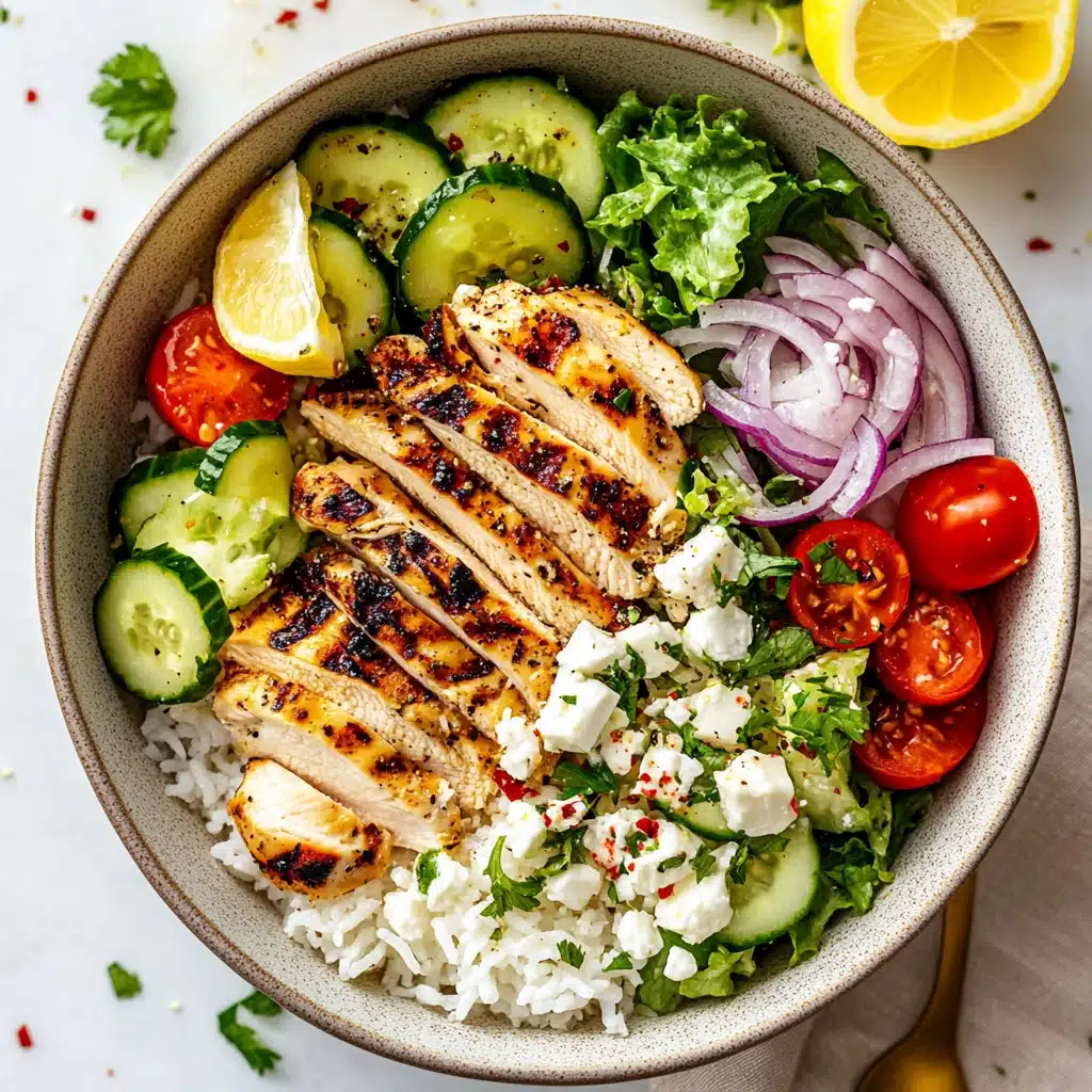 Greek Chicken Bowls Recipe - Recipe Image