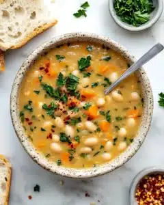 Tuscan White Bean Soup Recipe