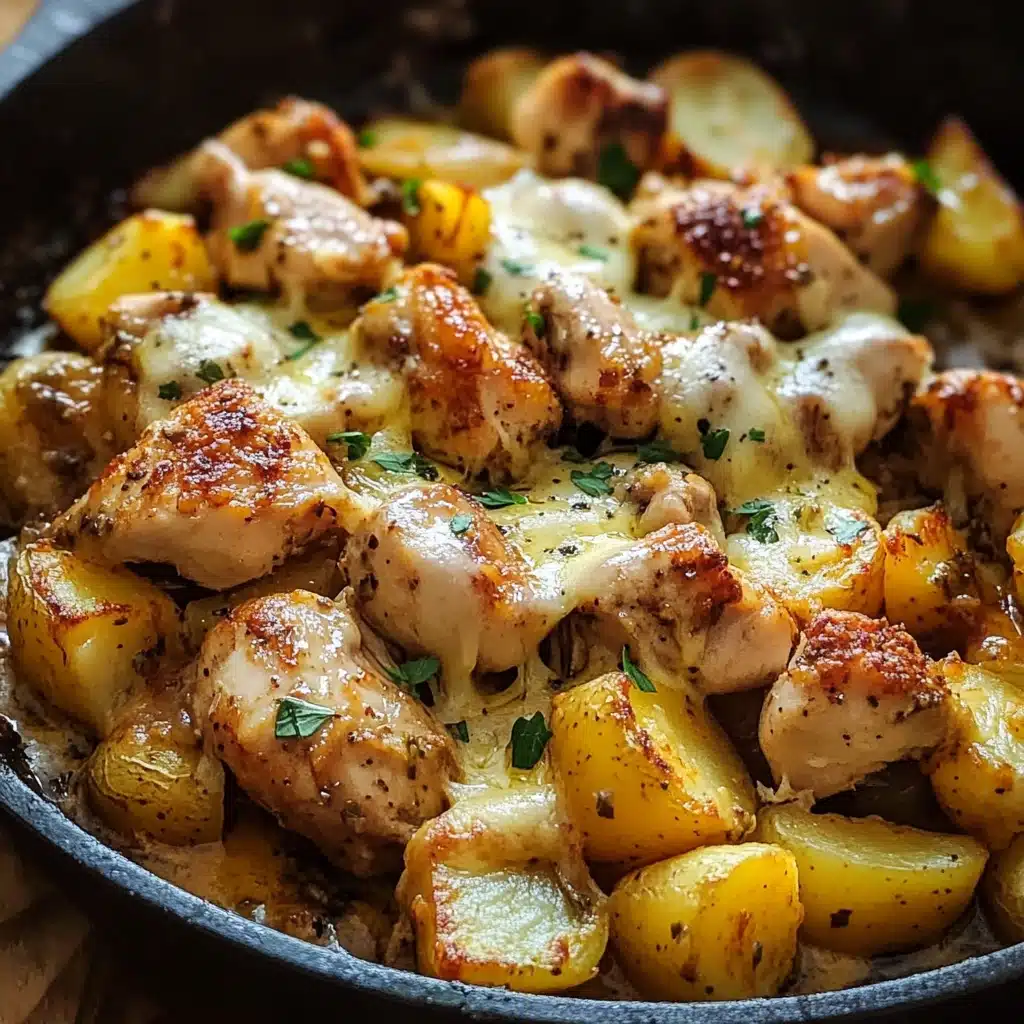 Garlic Parmesan Chicken and Potatoes (One-Pan Dinner) Recipe