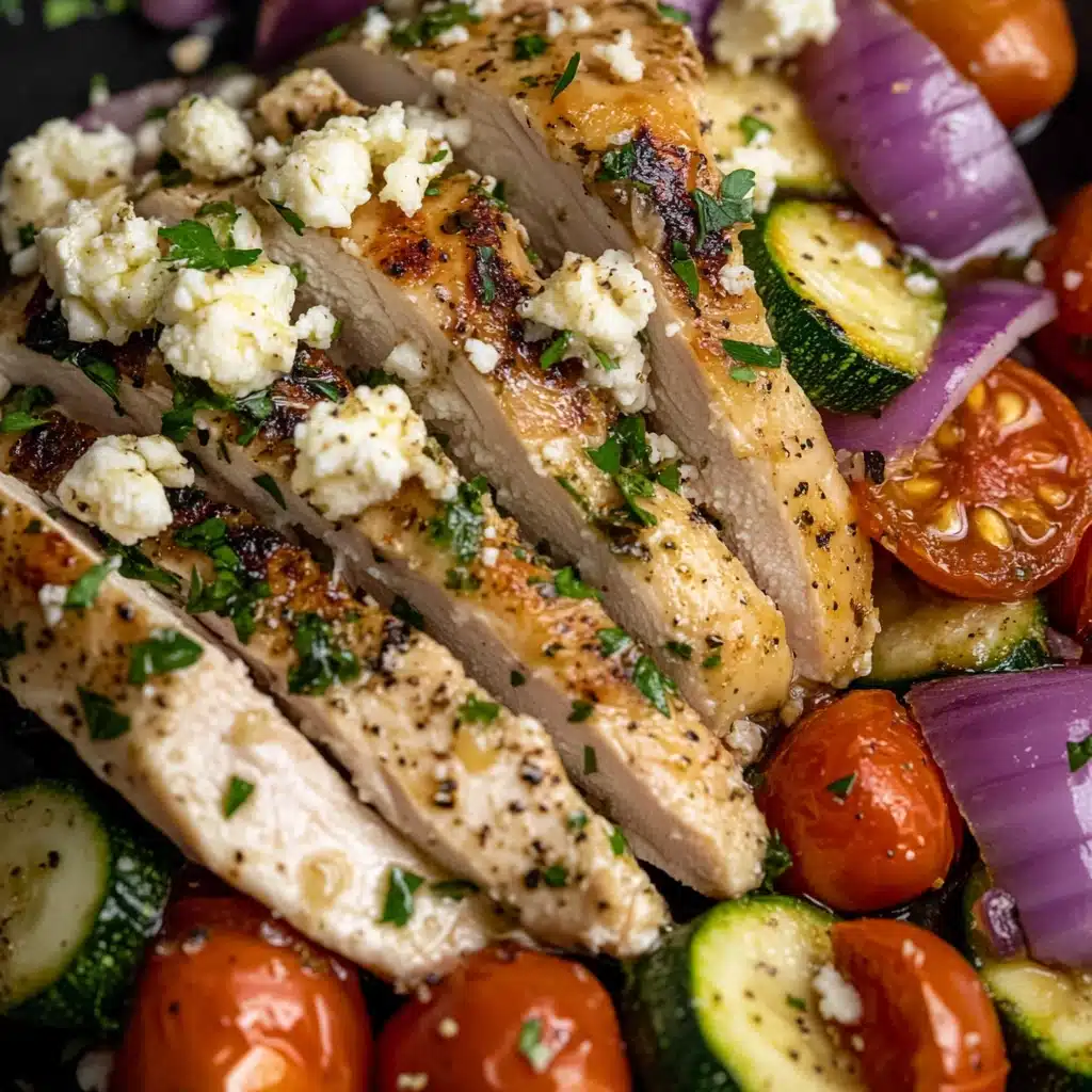 Air Fryer Greek Chicken and Veggies Recipe 5 Air Fryer Greek Chicken and Veggies Recipe - Recipe Image