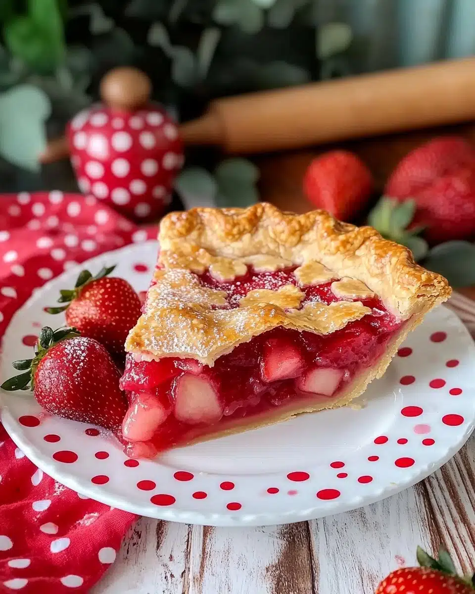 Strawberry Rhubarb Pie Recipe
