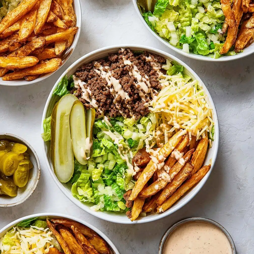 Burger Bowls Recipe 4 Burger Bowls Recipe - Recipe Image