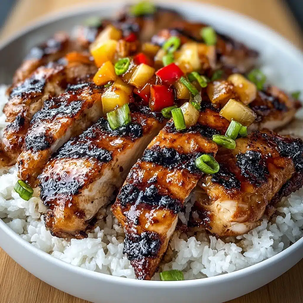 Grilled pineapple chicken recipe 5 2 pounds chicken thighs or breasts, boneless and skinless Recipe - Recipe Image