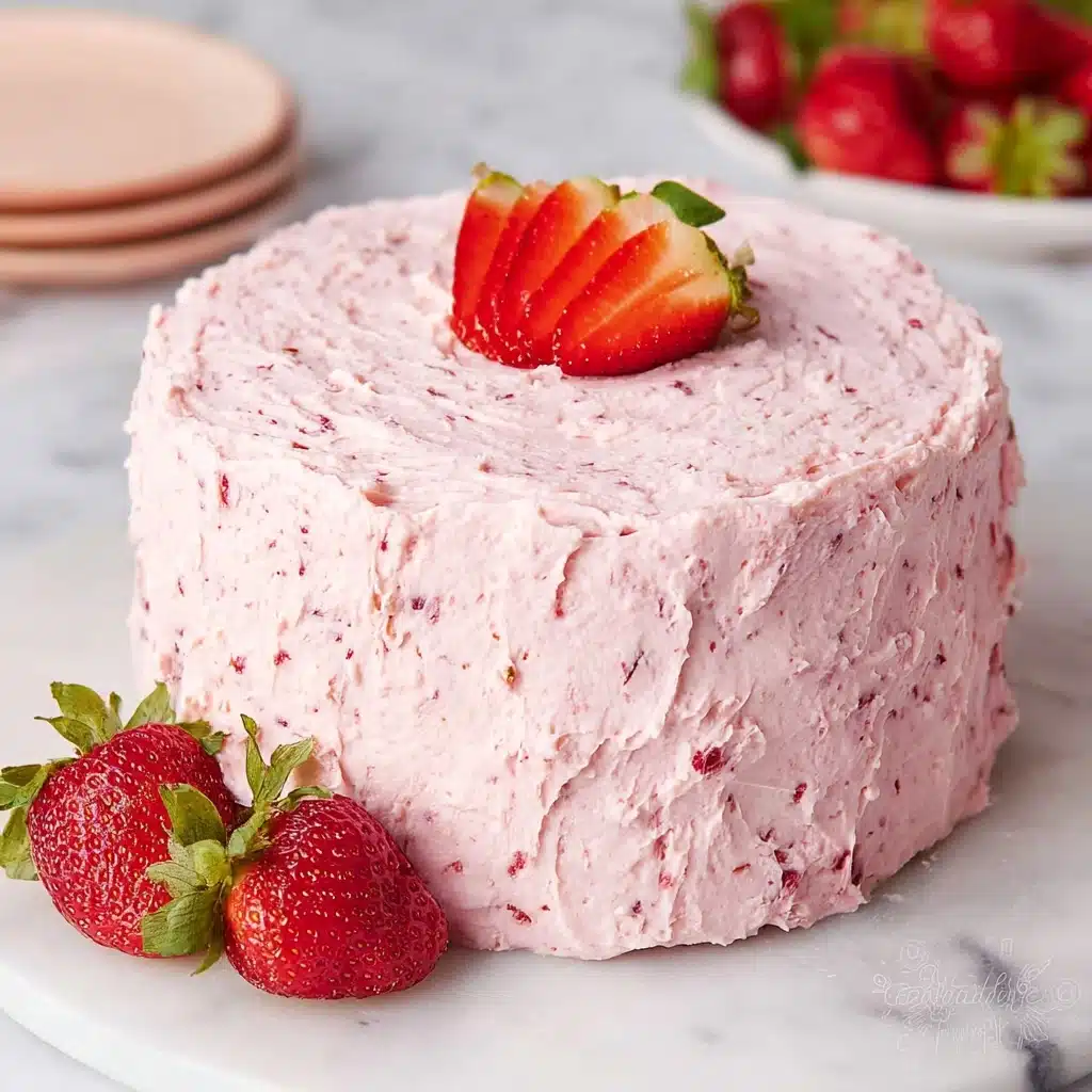 Fresh Strawberry Cake With Strawberry Buttercream Recipe 6 Fresh Strawberry Cake With Strawberry Buttercream Recipe - Recipe Image