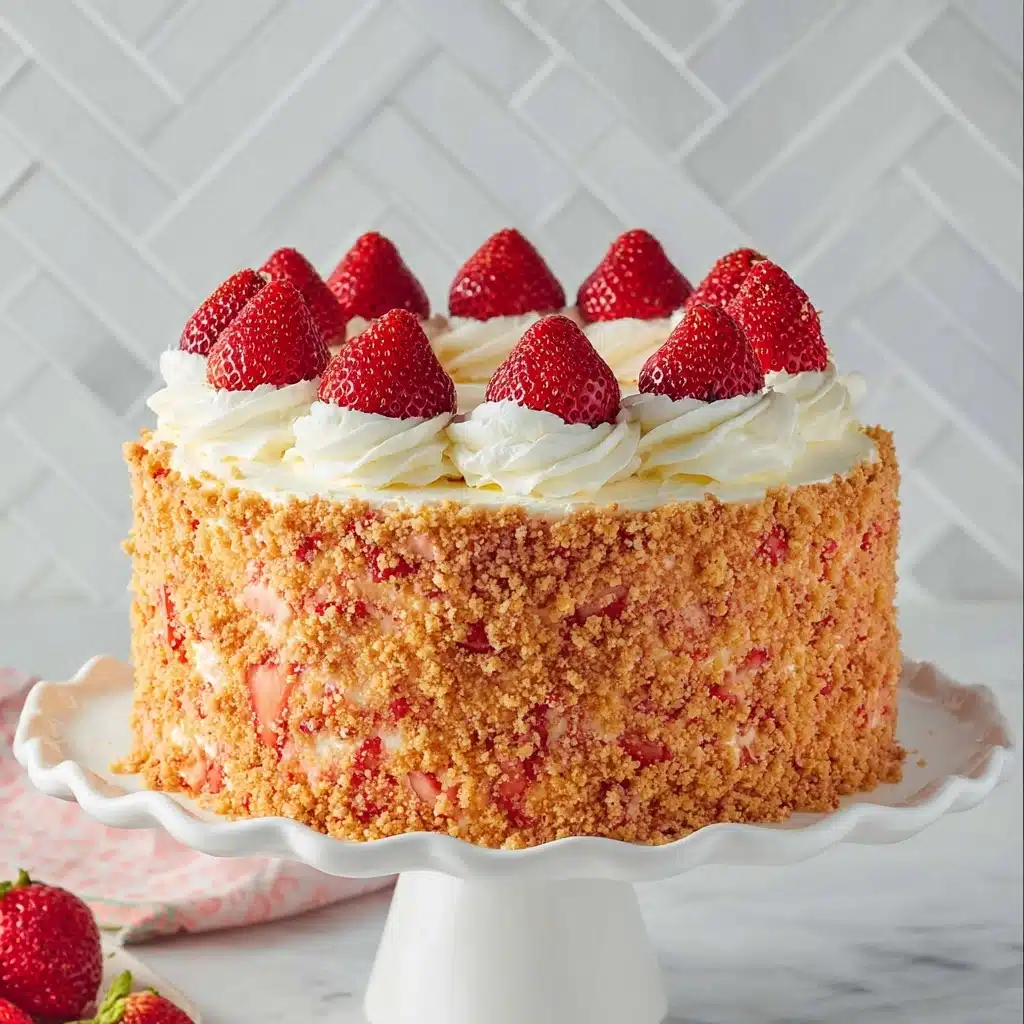 Strawberry Crunch Cake Recipe 6 Strawberry Crunch Cake Recipe - Recipe Image