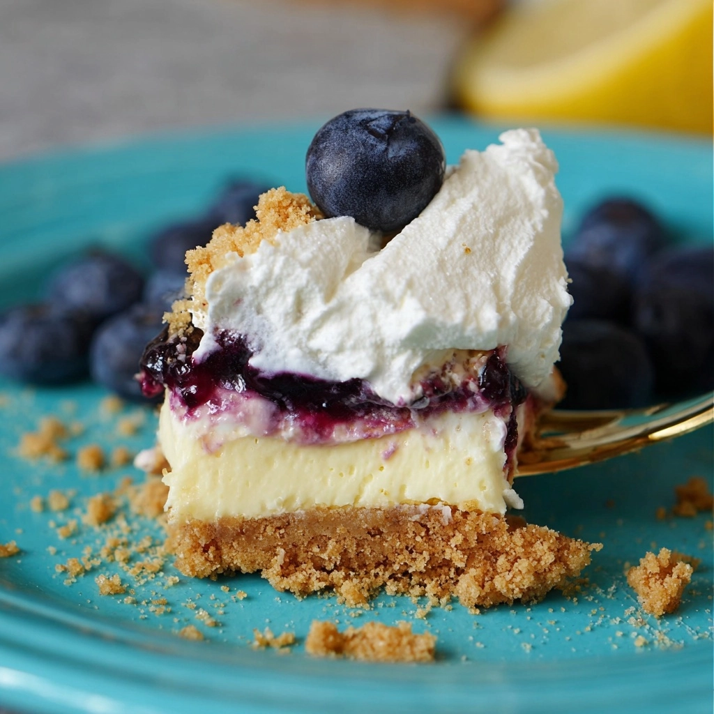 No Bake Lemon Blueberry Dessert Recipe 6 No Bake Lemon Blueberry Dessert Recipe - Recipe Image