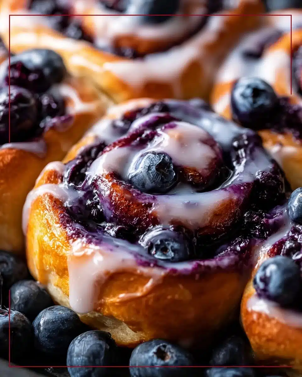 Homemade Blueberry Sweet Rolls Recipe