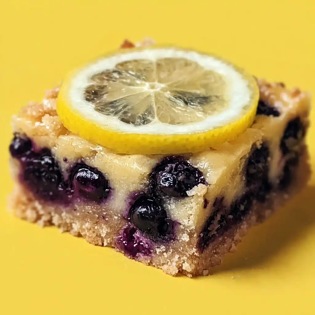 Blueberry Lemon Blondies Recipe 6 Blueberry Lemon Blondies Recipe - Recipe Image