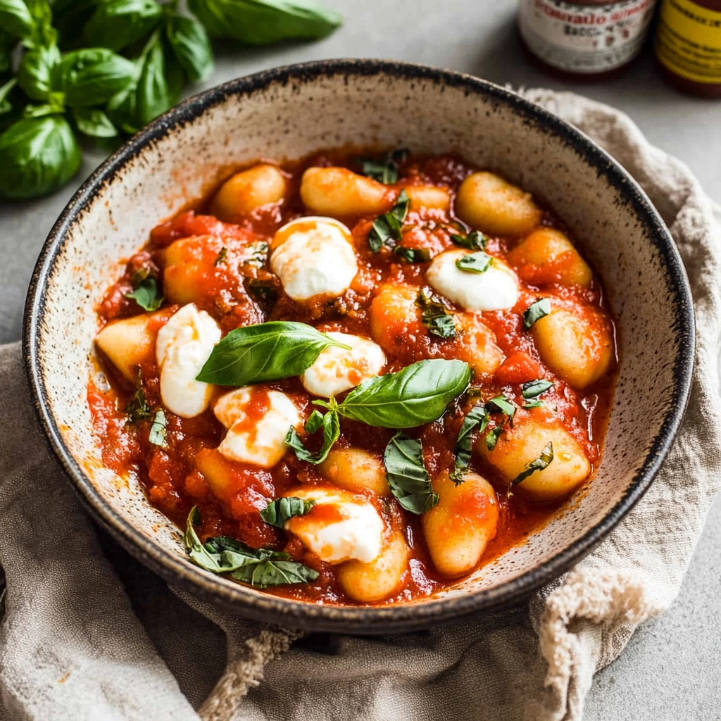 One Pot Tomato Gnocchi with Spinach Recipe 6 One Pot Tomato Gnocchi with Spinach Recipe - Recipe Image