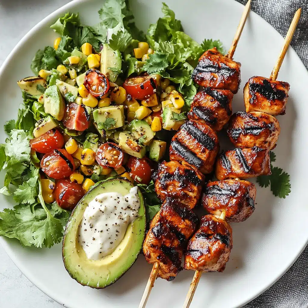 BBQ Chicken Skewer Salad Recipe 5 BBQ Chicken Skewer Salad Recipe - Recipe Image