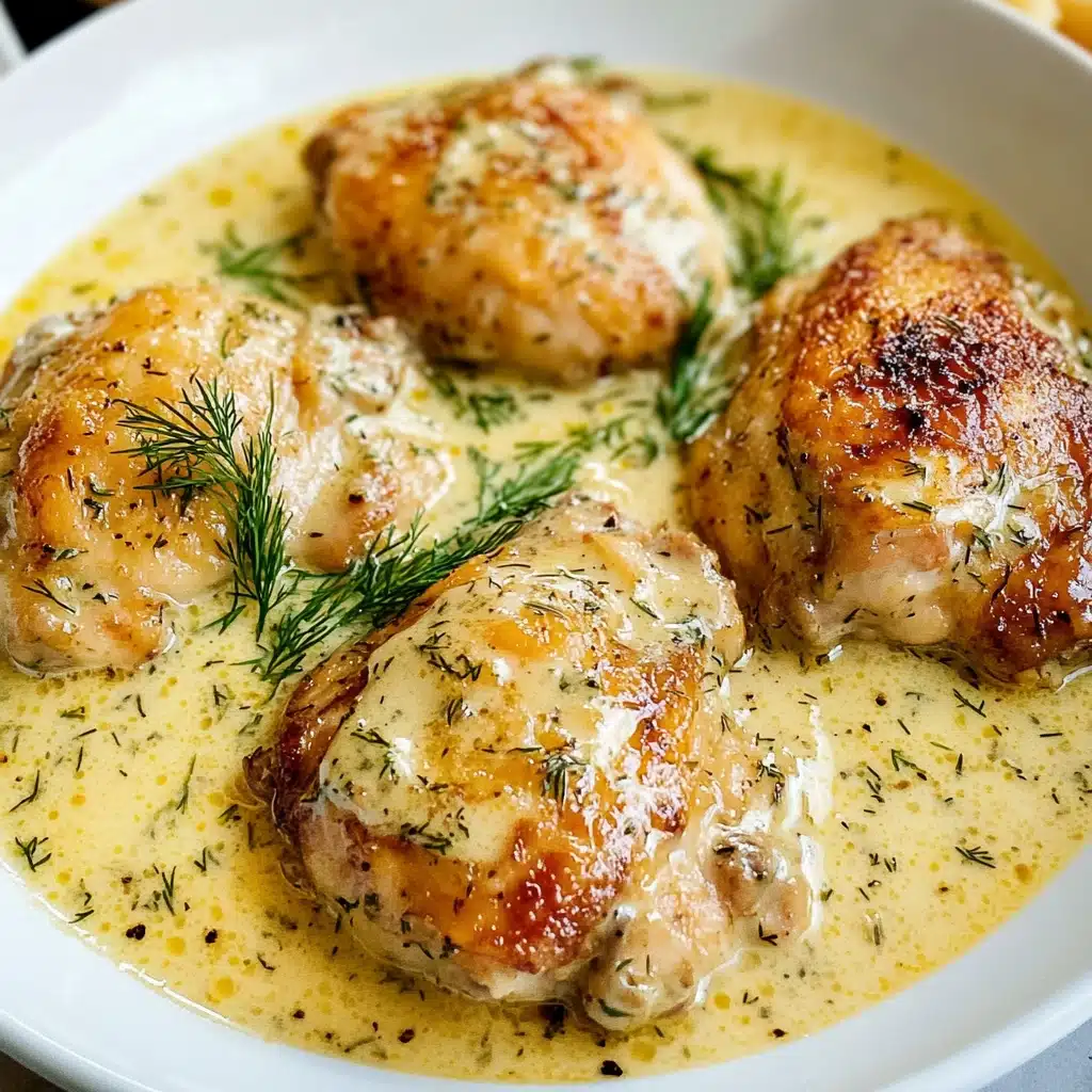 Creamy Oven Baked Chicken Thighs 5 Creamy Oven Baked Chicken Thighs Recipe - Recipe Image