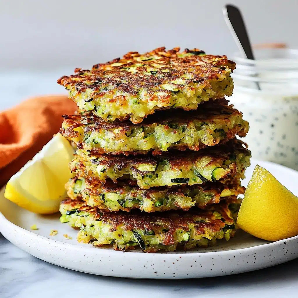 zucchini fritters 6 savory snack or a versatile side Recipe - Recipe Image