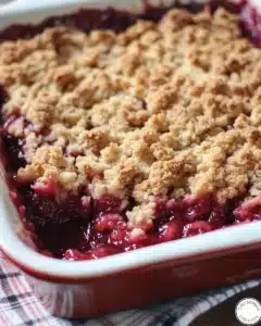 Strawberry Rhubarb Crumble Recipe