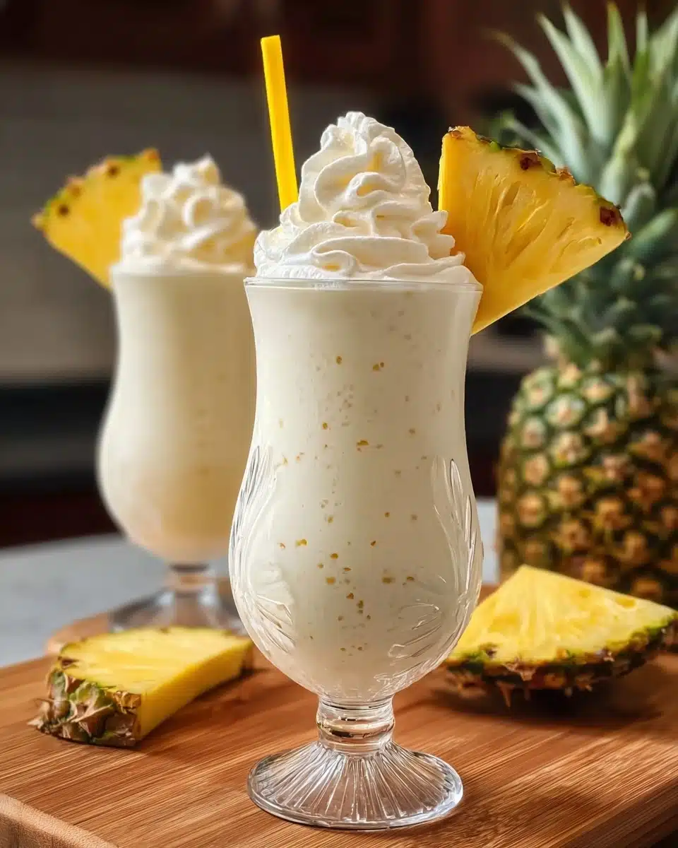 Pina Colada Milkshakes Recipe