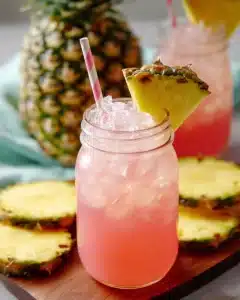 Pineapple Pink Lemonade Party Drink Recipe