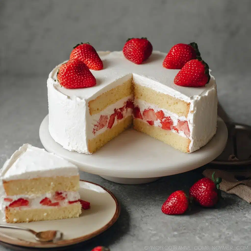 Japanese Strawberry Cake Recipe 5 Japanese Strawberry Cake Recipe - Recipe Image