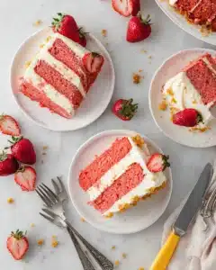 Strawberry Crunch Cake Recipe
