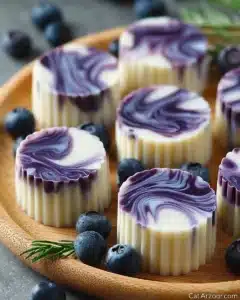 Blueberry Swirl Yogurt Bites Recipe