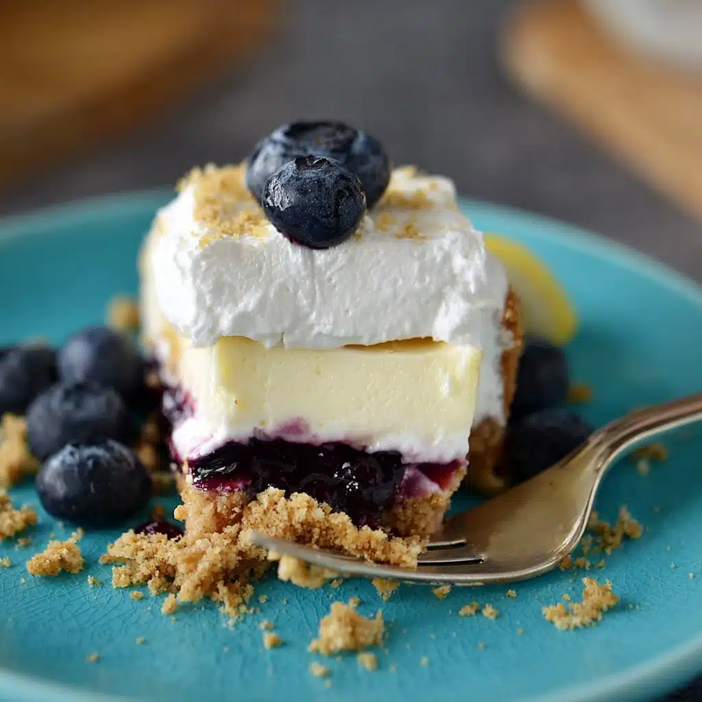 No Bake Lemon Blueberry Dessert Recipe 5 No Bake Lemon Blueberry Dessert Recipe - Recipe Image