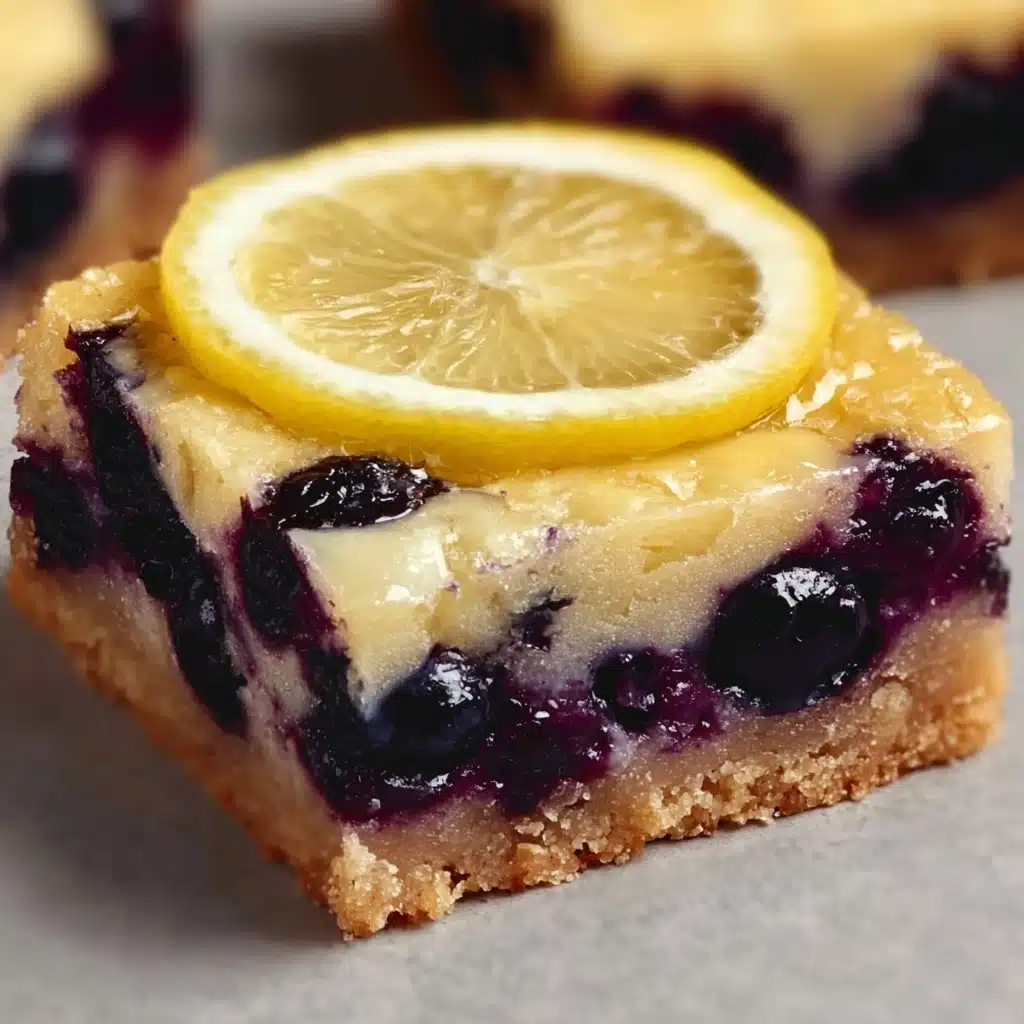 Blueberry Lemon Blondies Recipe 5 Blueberry Lemon Blondies Recipe - Recipe Image