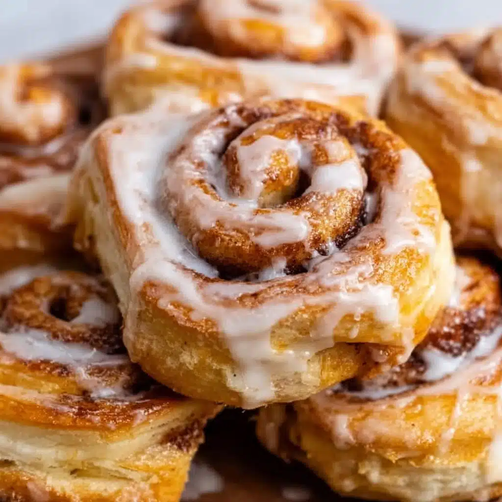 Puff Pastry Cinnamon Rolls Recipe - Recipe Image