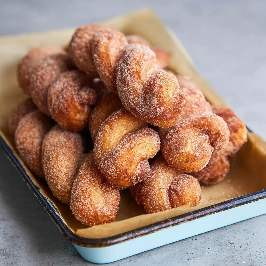 Cinnamon Sugar Twist Doughnuts Recipe 6 Cinnamon Sugar Twist Doughnuts Recipe - Recipe Image