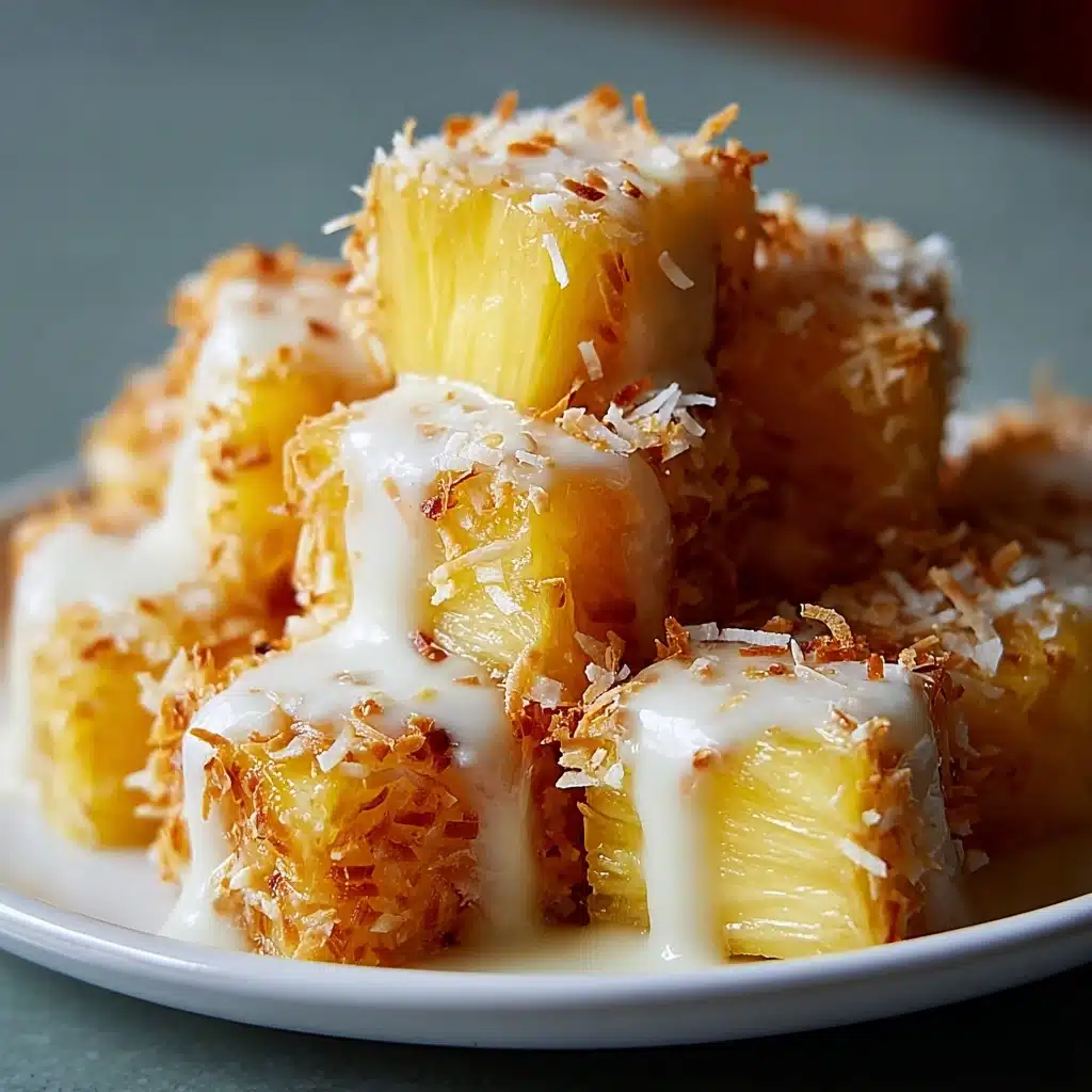 Coconut Pineapple Bites Recipe 6 Coconut Pineapple Bites Recipe - Recipe Image