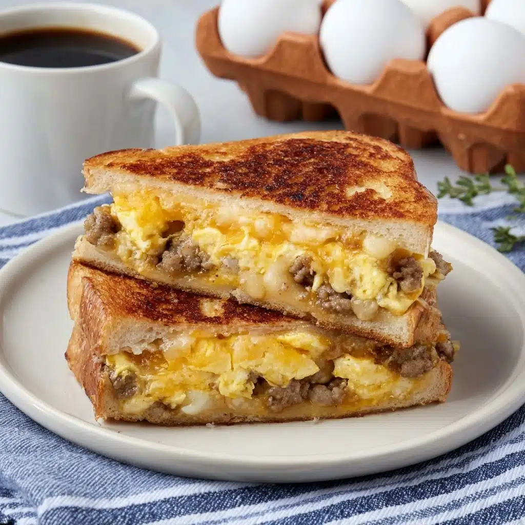 Breakfast Grilled Cheese with Beef 6 Delicious Recipe - Recipe Image