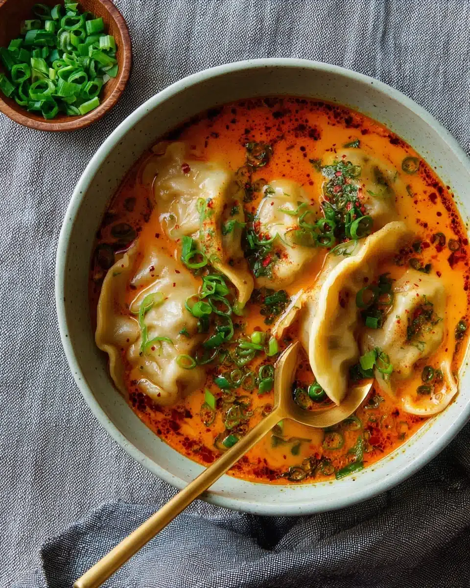 Coconut Curry Soup with Dumplings Recipe