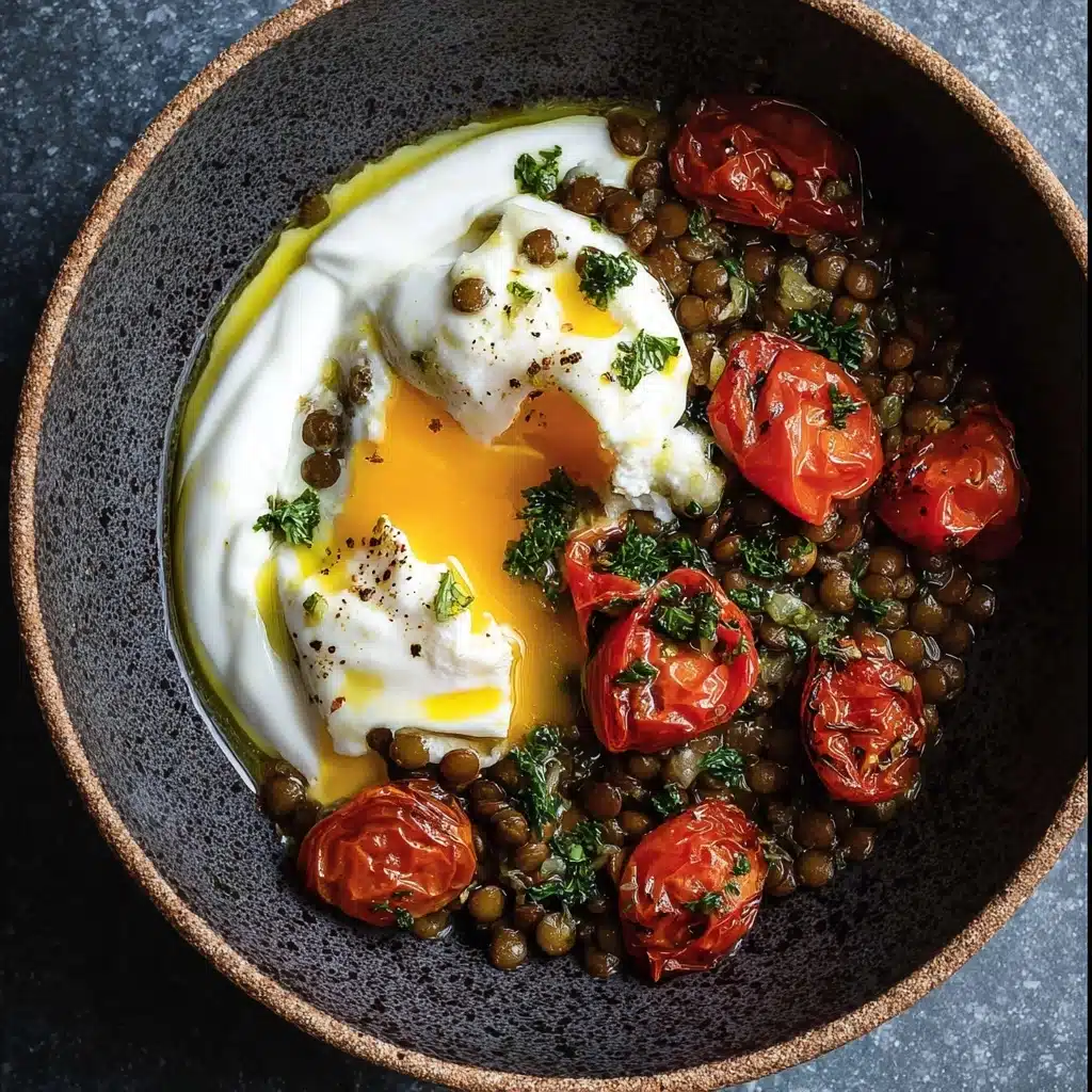 Mediterranean Braised Lentils with Poached Egg Recipe 3 Mediterranean Braised Lentils with Poached Egg Recipe - Recipe Image