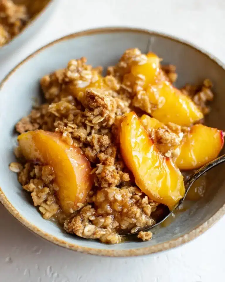 Peach Crisp Recipe