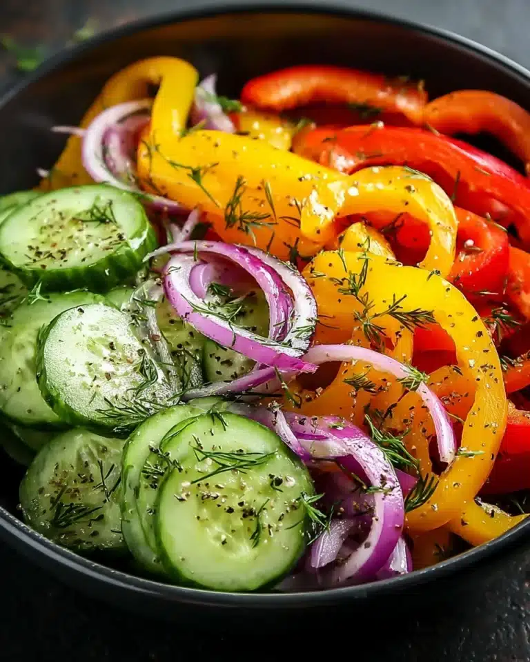Cucumber Sweet Pepper Salad Recipe 7 Cucumber Sweet Pepper Salad Recipe