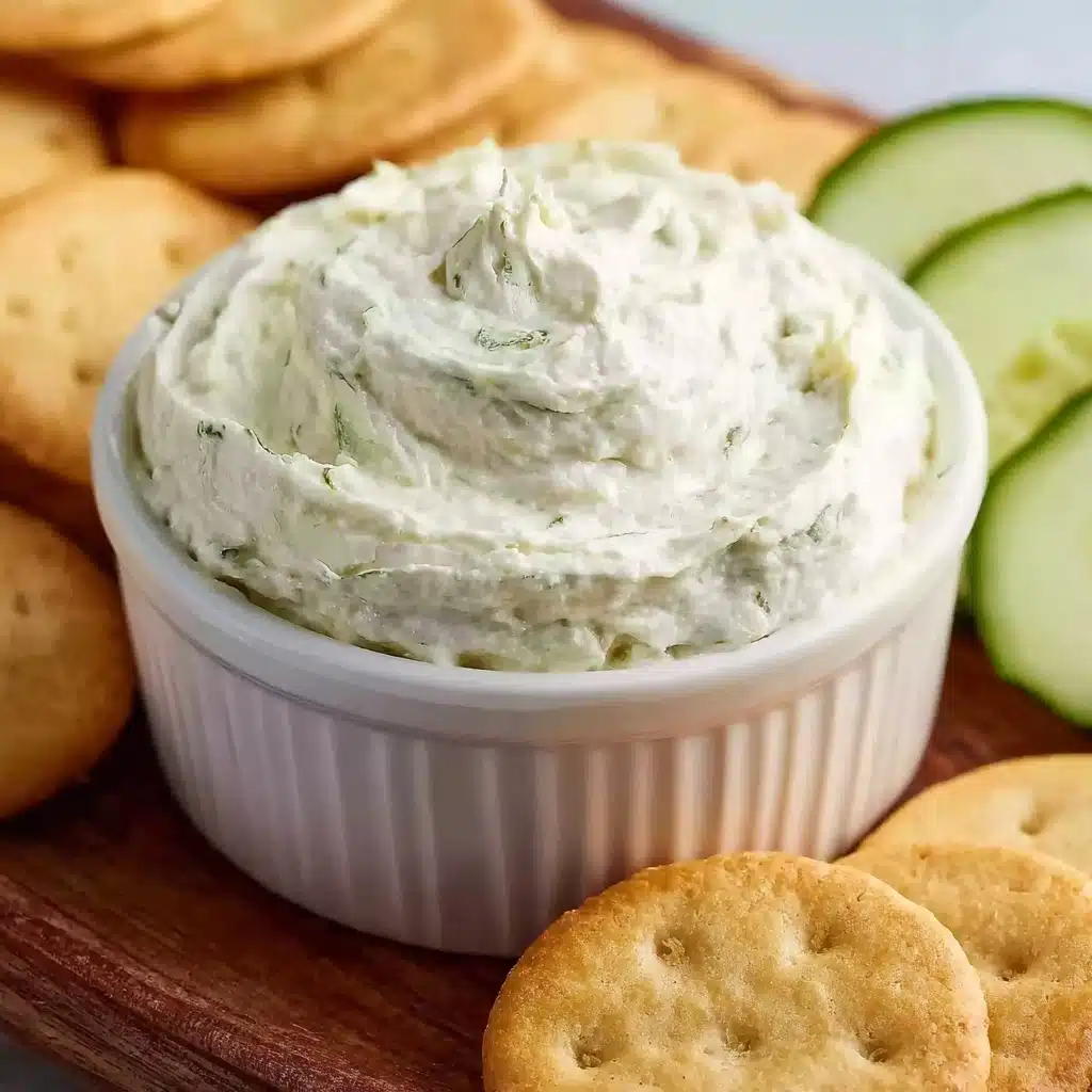 Cucumber Cream Cheese Spread Recipe - Recipe Image
