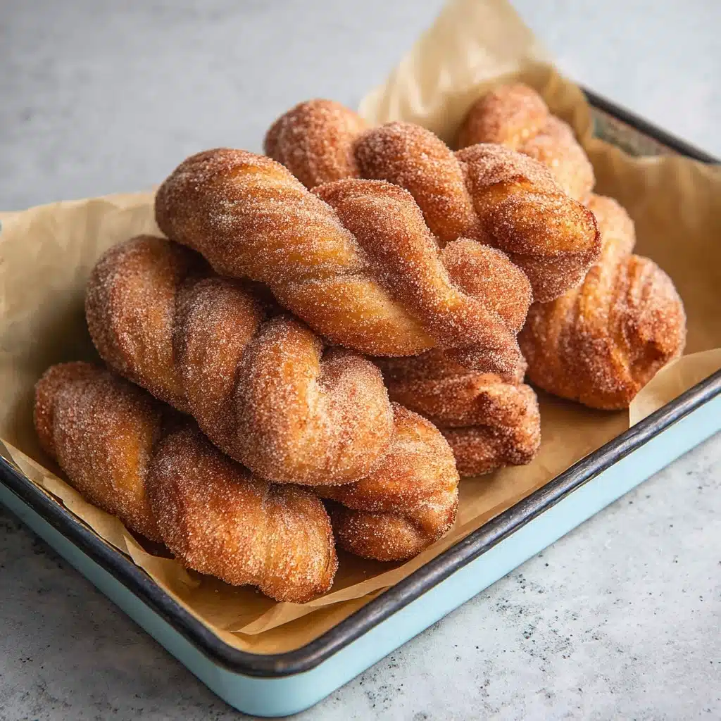 Cinnamon Sugar Twist Doughnuts Recipe 5 Cinnamon Sugar Twist Doughnuts Recipe - Recipe Image