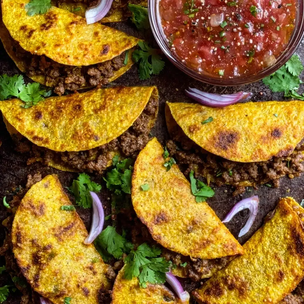 Crispy Ground Beef Tacos Recipe - Recipe Image