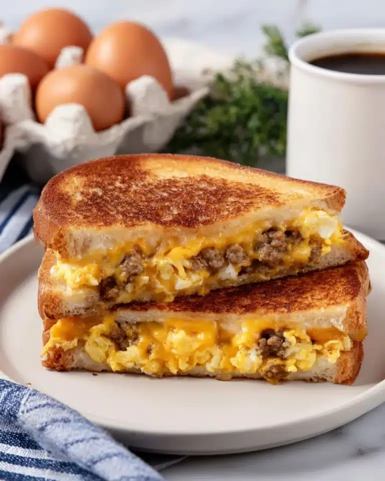 Breakfast Grilled Cheese with Beef 7 Delicious Recipe