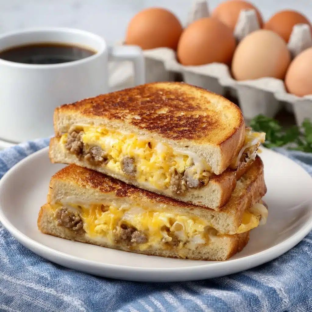 Breakfast Grilled Cheese with Beef 5 Delicious Recipe - Recipe Image