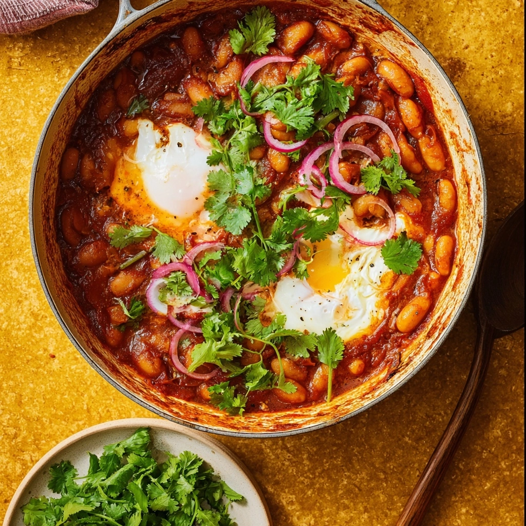 Breakfast Beans and Eggs Recipe 5 Breakfast Beans and Eggs Recipe - Recipe Image